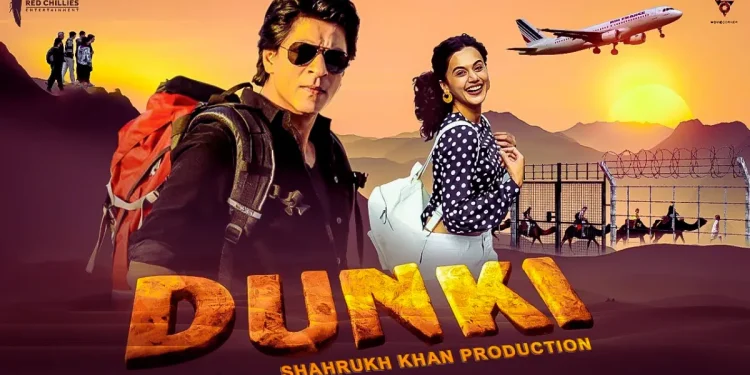 “Dunki” Release Celebrated by Shah Rukh Khan Enthusiasts with Joyful Dhol Beats and Spectacular Fireworks Display