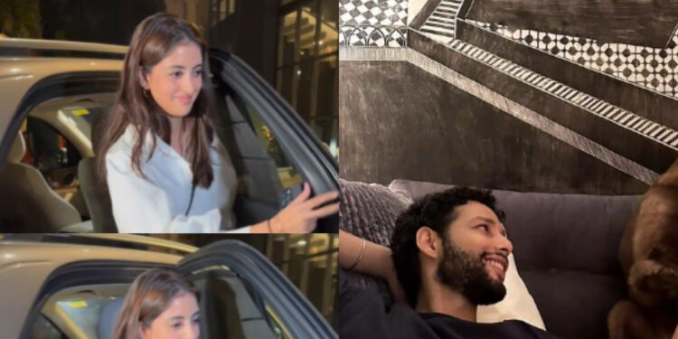 Navya Nanda beams with delight at the premiere of the speculated romantic interest Siddhant Chaturvedi and close friend Ananya Panday’s movie, ‘Lost in Where We Are.’