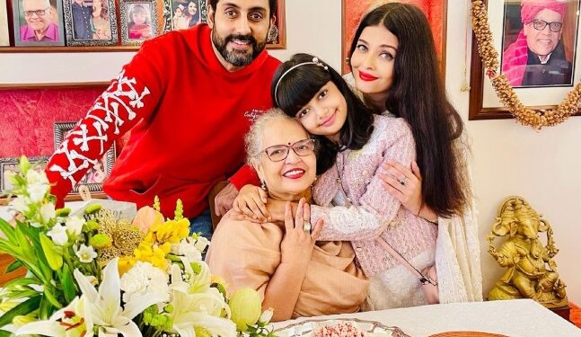 Abhishek Bachchan Assists Aishwarya Rai Bachchan’s Mother to the Car After Aaradhya’s Performance