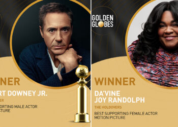 Early Golden Globes Honors Bestowed Upon Da’Vine Joy Randolph and Robert Downey Jr.