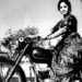 Throwback: Vintage Snapshot of KR Vijaya Riding a Classic Royal Enfield