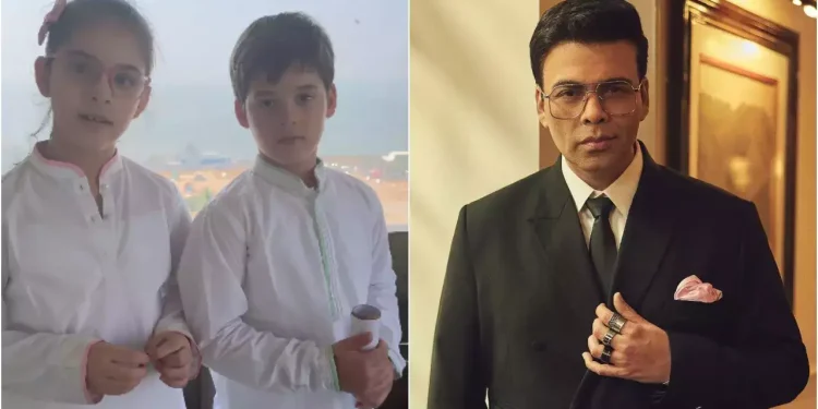 Karan Johar Captivates the Internet on the 75th Republic Day with an Endearing Video Featuring His Children Yash and Roohi