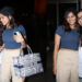 Playful Airport Encounter Between Rashmika Mandanna and Kalyani Priyadarshan