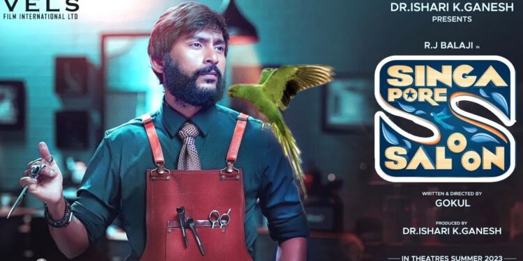 Release Date Announced for RJ Balaji’s Film ‘Singapore Saloon’!