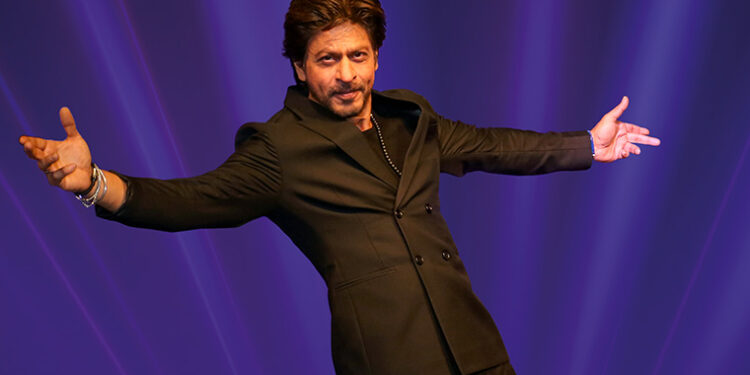 Shah Rukh Khan Captivates Audience with Iconic Pose at World Governments Summit.
