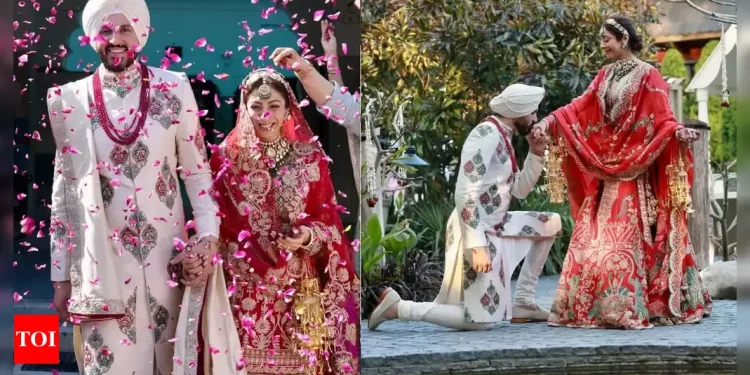 Actress Sukhmani Sadana and Producer Sunny Gill Exchange Wedding Vows in Amritsar