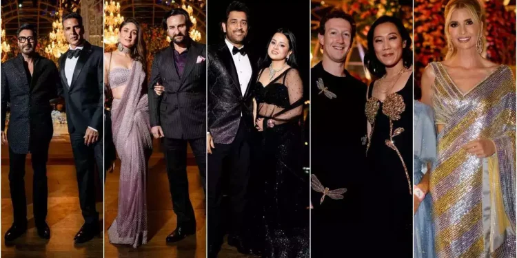 Ajay Devgn, Saif Ali Khan, MS Dhoni, Mark Zuckerberg, and Ivanka Trump Shine at the Pre-Wedding Celebration of Anant Ambani and Radhika Merchant
