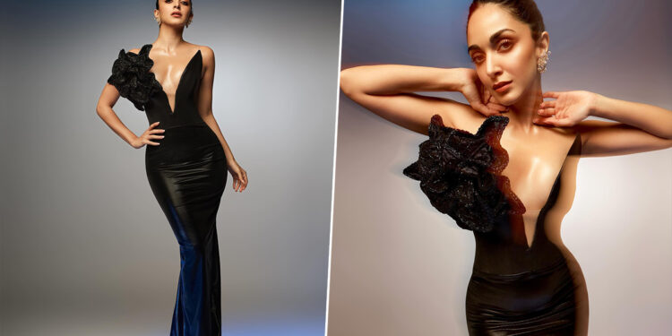 Kiara Advani dazzles in a glamorous black gown at the pre-wedding celebration of Anant Ambani and Radhika Merchant, highlighted by a mesmerizing performance from Rihanna.