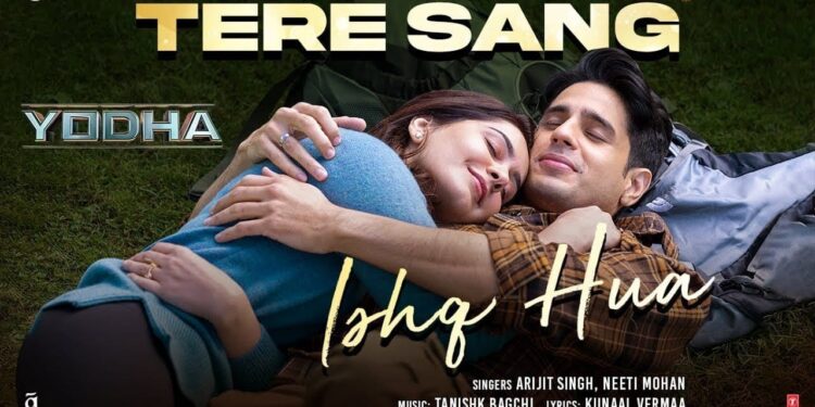 The romantic song ‘Tere Sang Ishq Hua’ from the movie ‘Yodha,’ starring Sidharth Malhotra and Raashii Khanna, has been unveiled.