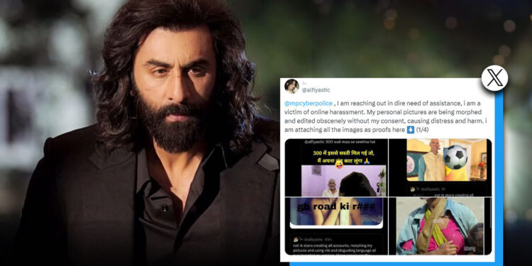 Fans of Ranbir Kapoor accused of harassing a woman who criticized his Ramayana appearance; morphed her face in ‘indecent’ photos and videos