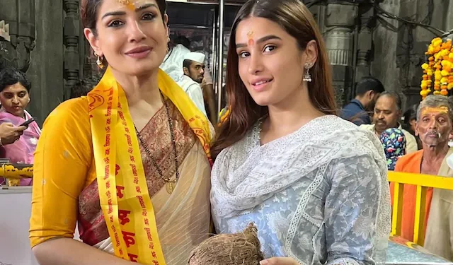 Rasha Thadani, Raveena Tandon’s daughter, wins hearts with her effortless charm; Fans dub her the epitome of elegance among star kids.