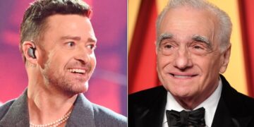 Justin Timberlake Honors Martin Scorsese During Madison Square Garden Performance