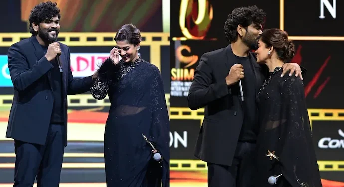 Nayanthara and Vignesh Shivan Share a Romantic Moment at SIIMA 2024