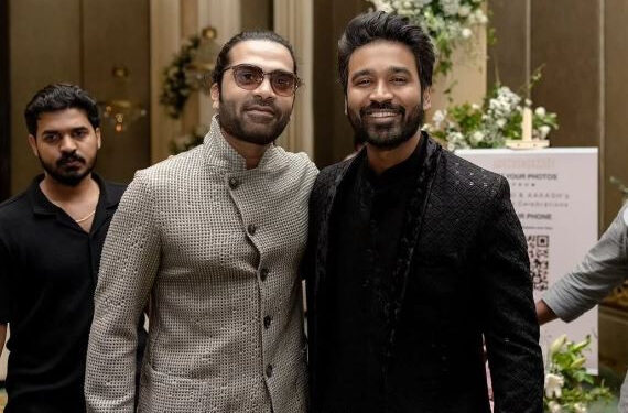 Dhanush and Simbu embraced each other at a wedding ceremony; Photos are going viral.