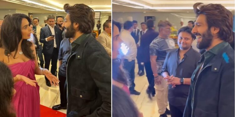 Kartik Aaryan and Mallika Sherawat bonding over candid chats and laughs is the most unexpected