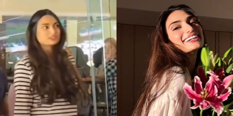 Mom-to-be Athiya Shetty flaunts her baby bump looking all cool 