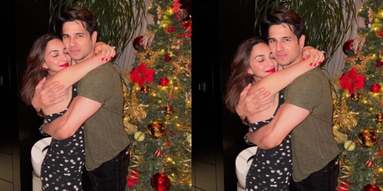 Kiara Advani adds a festive red pop to her sheer black polka dot Christmas dress