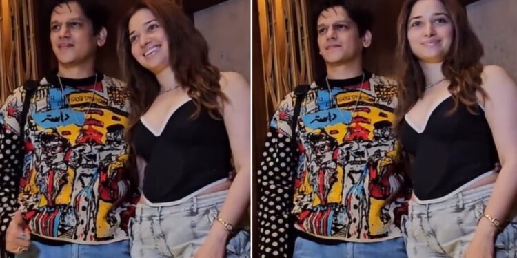 Love birds Vijay Varma and Tamannaah Bhatia get hearts racing as they pose hand-in-hand