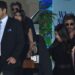 Shah Rukh Khan looks dapper in black as he arrives at his son AbRam’s school function