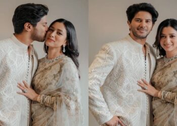 Dulquer Salmaan’s love-filled 13th anniversary post for wife Amal Sufiya