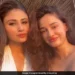 Mouni Roy trips and falls on pavement after celebrating New Year with Disha Patani