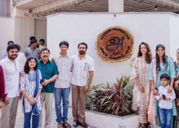 Suriya’s inaugurated a new office of the Agaram Foundation